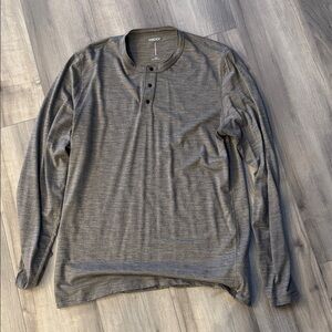 Huckberry Proof Gray Long Sleeve Henley